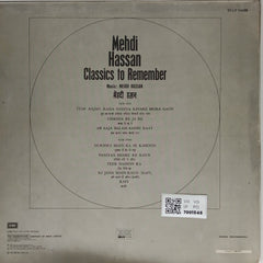 Mehdi Hassan - Classics to Remember (Vinyl)