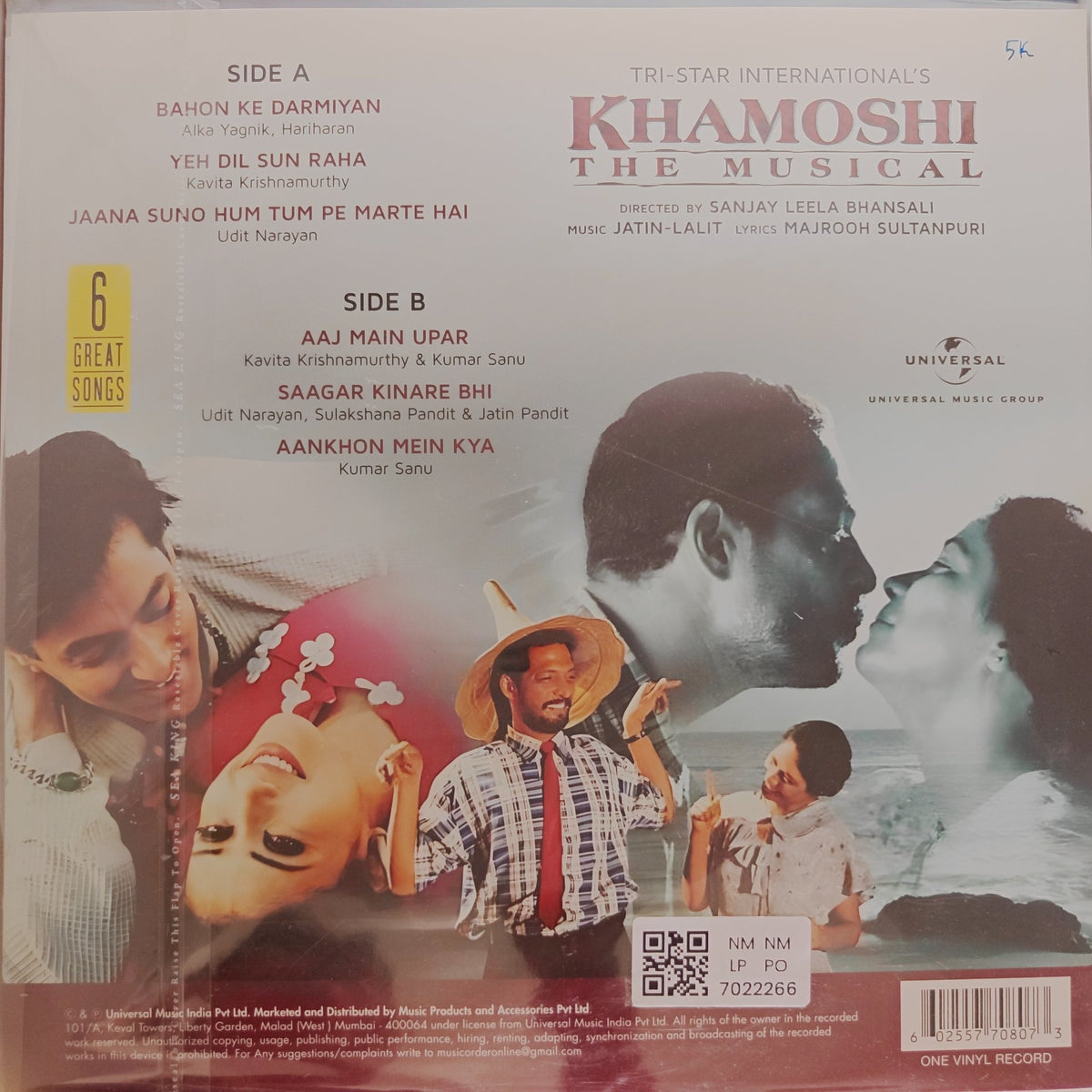Jatin-Lalit - Khamoshi The Musical (Vinyl)