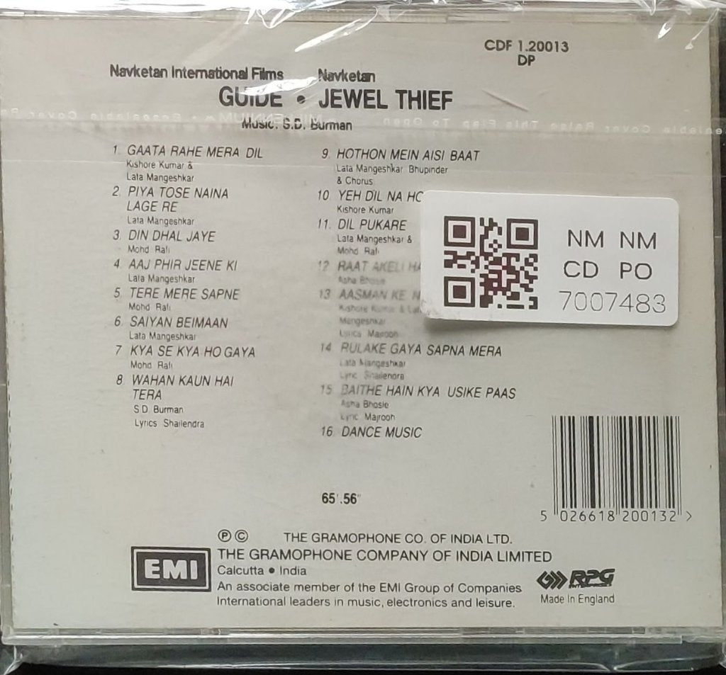 S.D. Burman - Guide/Jewel Thief (Made in England) (CD)