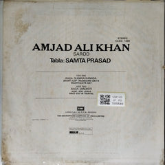 Amjad Ali Khan - Raga Sughrai Kanada, Raga Jhinjoti (Vinyl)