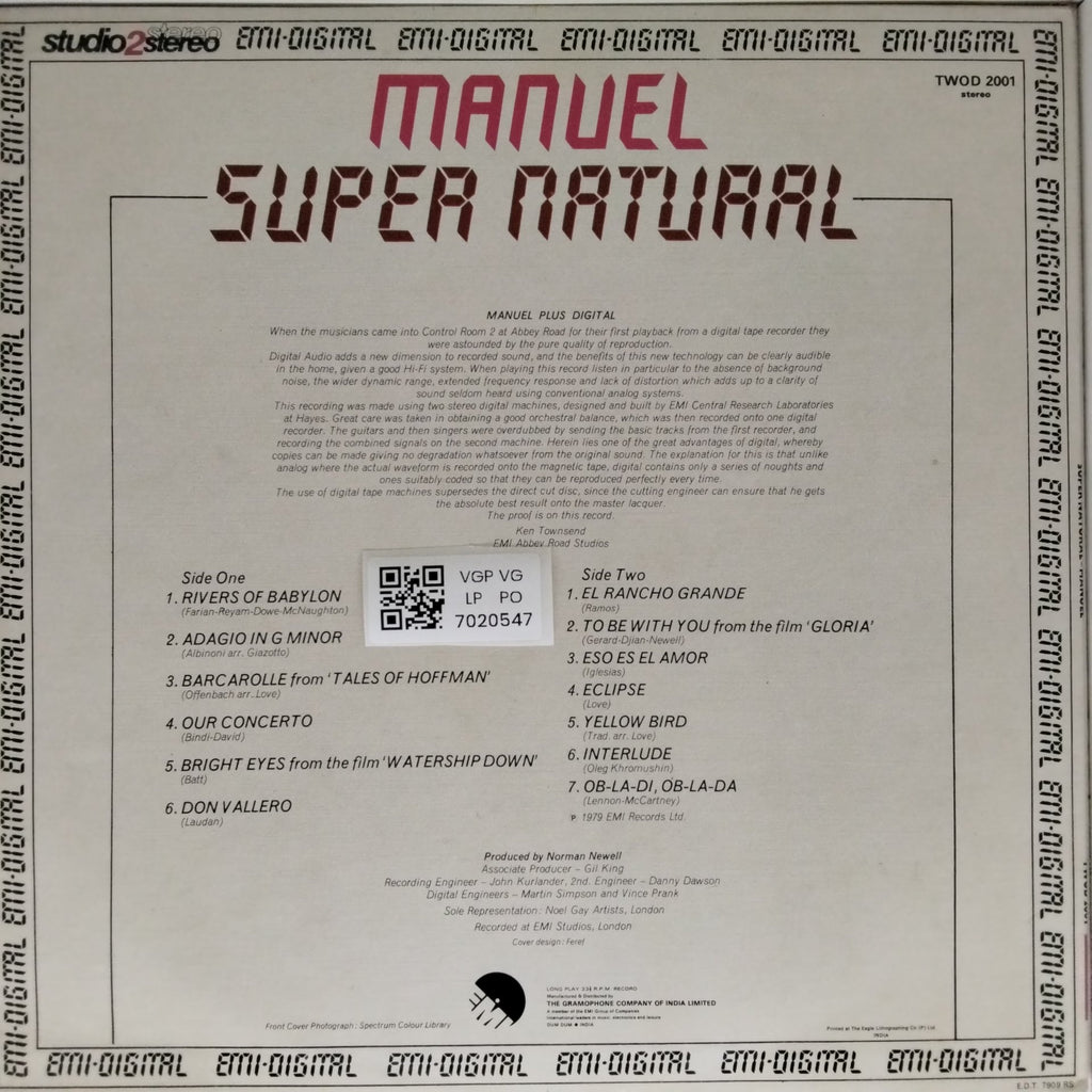 Manuel - Super Natural (Vinyl)