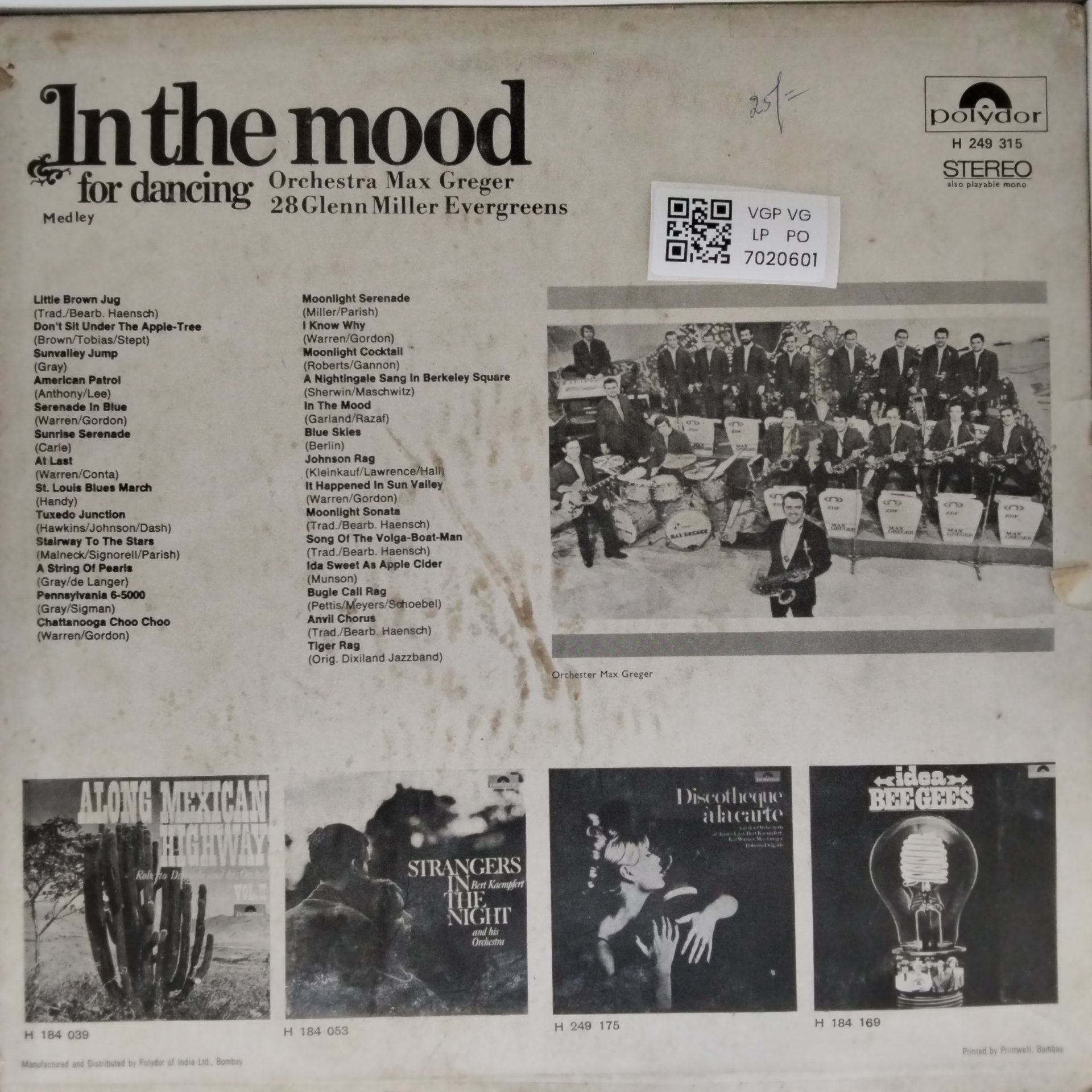 Max Greger - In the Mood for Dancing (Vinyl)