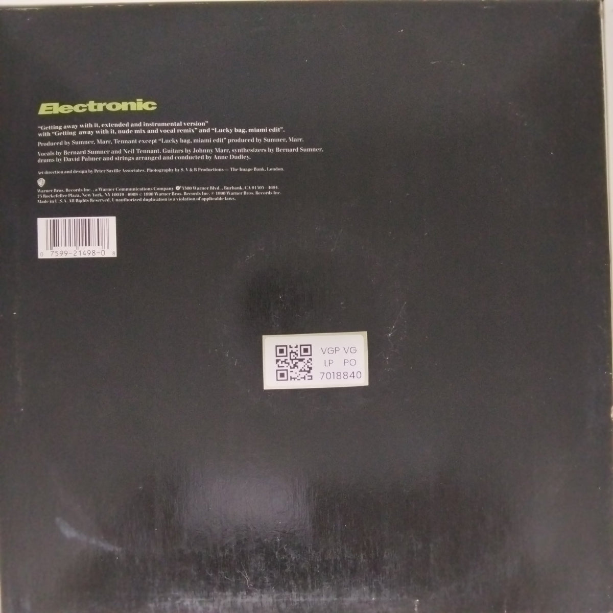 Electronic - Getting Away With It (Vinyl)