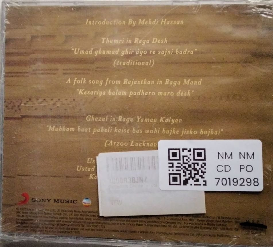 Mehdi Hassan - Collectors Choice Classical Ghazals Vol (CD)