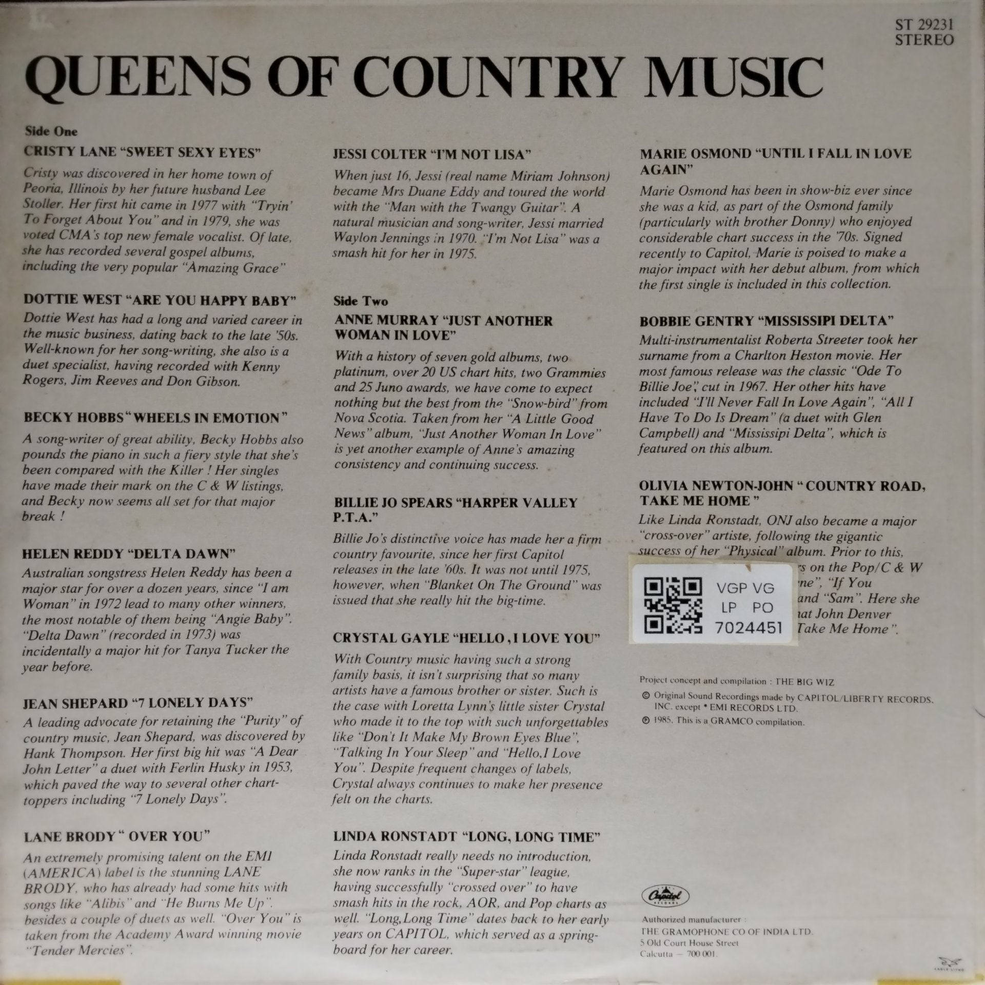 Various - Queens of Country Music (Vinyl)