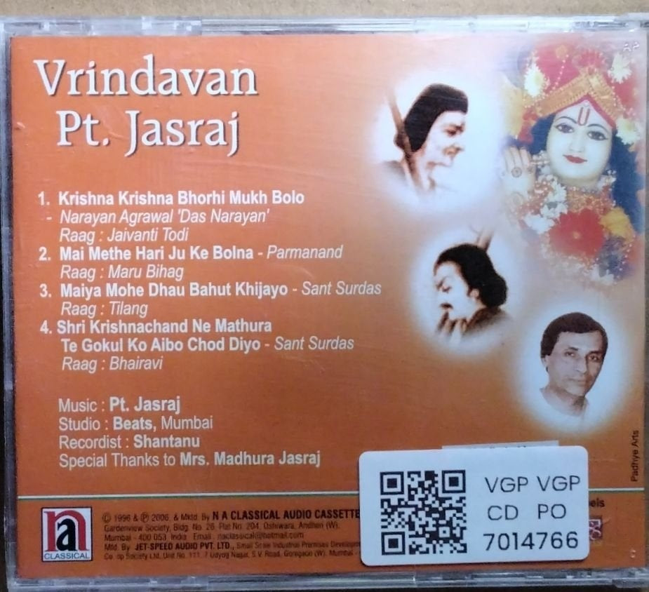 Pt. Jasraj - Vrindavan (CD)