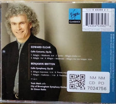 Truls Mørk, Simon Rattle, City of Birmingham Symphony Orchestra - Elgar Cello Concerto / Britten Cello Symphony (CD)