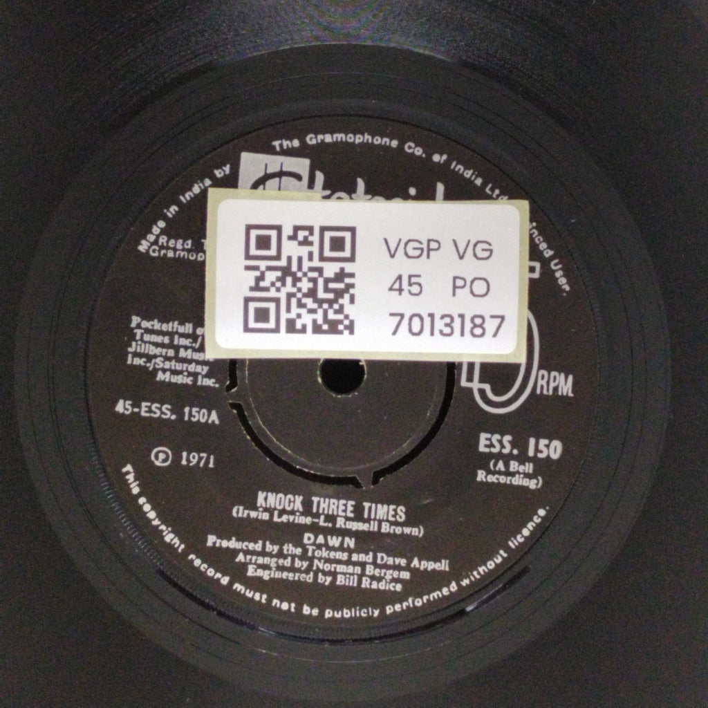 Dawn - Home / Knock Three Times (45-RPM)