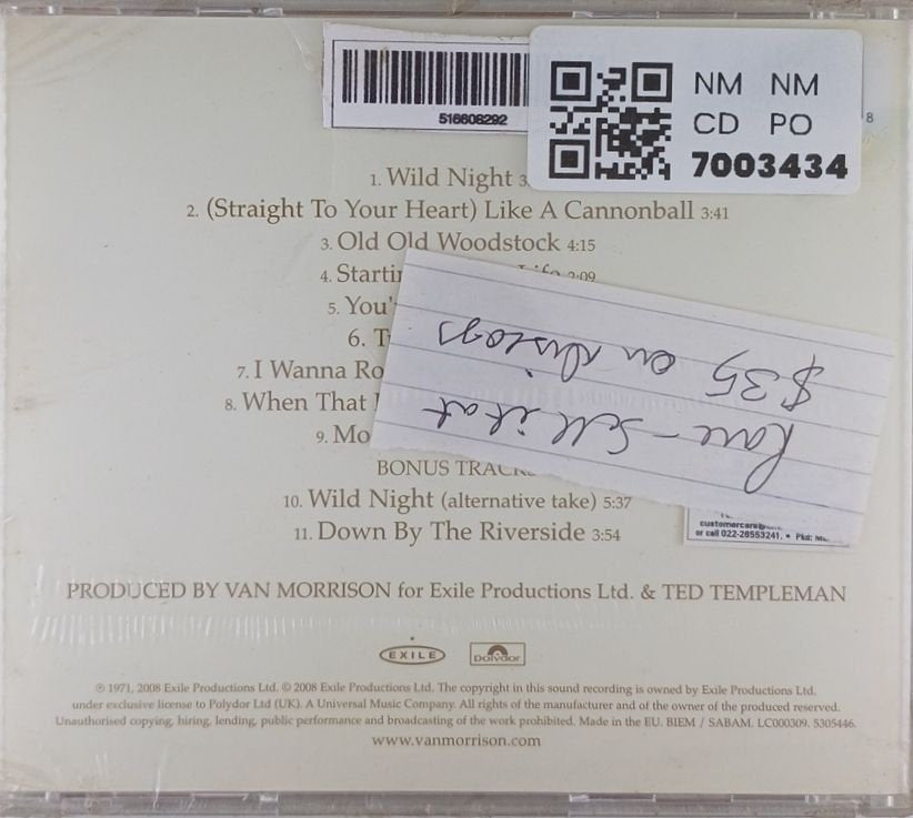 Van Morrison - Tupelo Honey (CD)