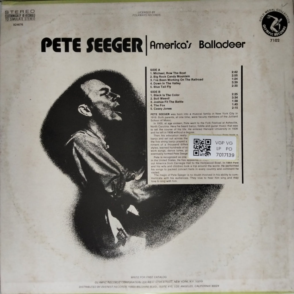 Pete Seeger - America's Balladeer (Vinyl)
