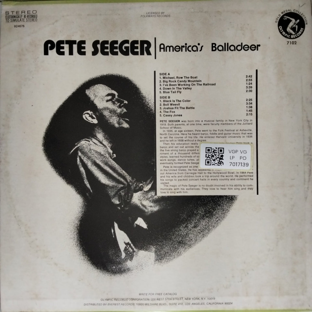 Pete Seeger - America's Balladeer (Vinyl)