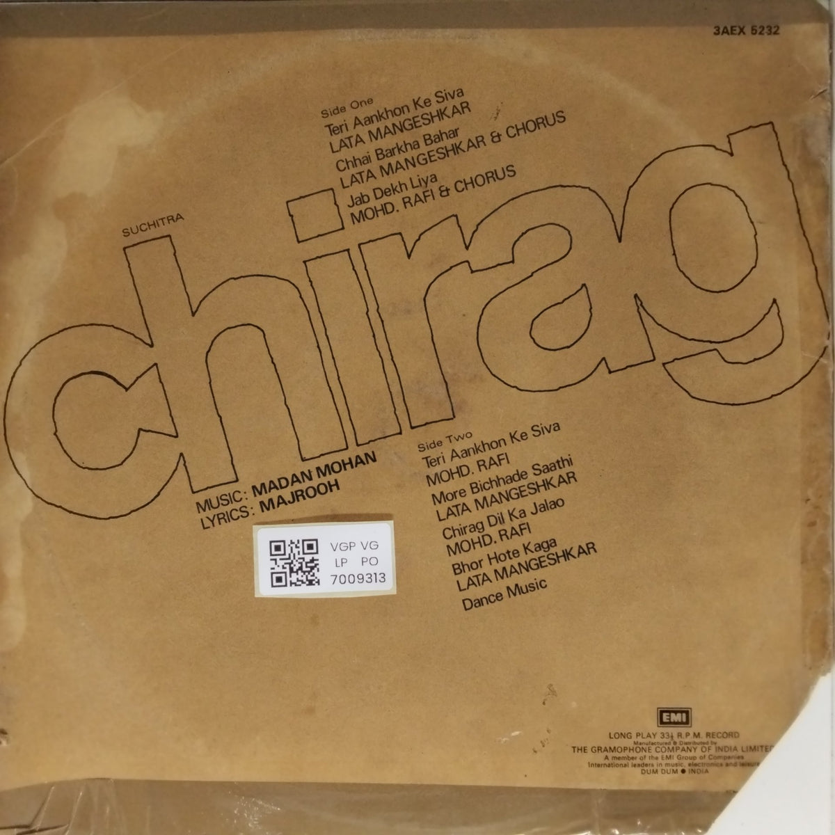 Madan Mohan - Chirag (Vinyl)
