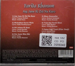 Farida Khanum - Aaj Jane Ki Zid Na Karo (CD)