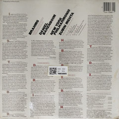 Zubin Mehta, New York Philharmonic, Daniel Barenboim - Brahms Piano Concerto No. 2 (Vinyl)