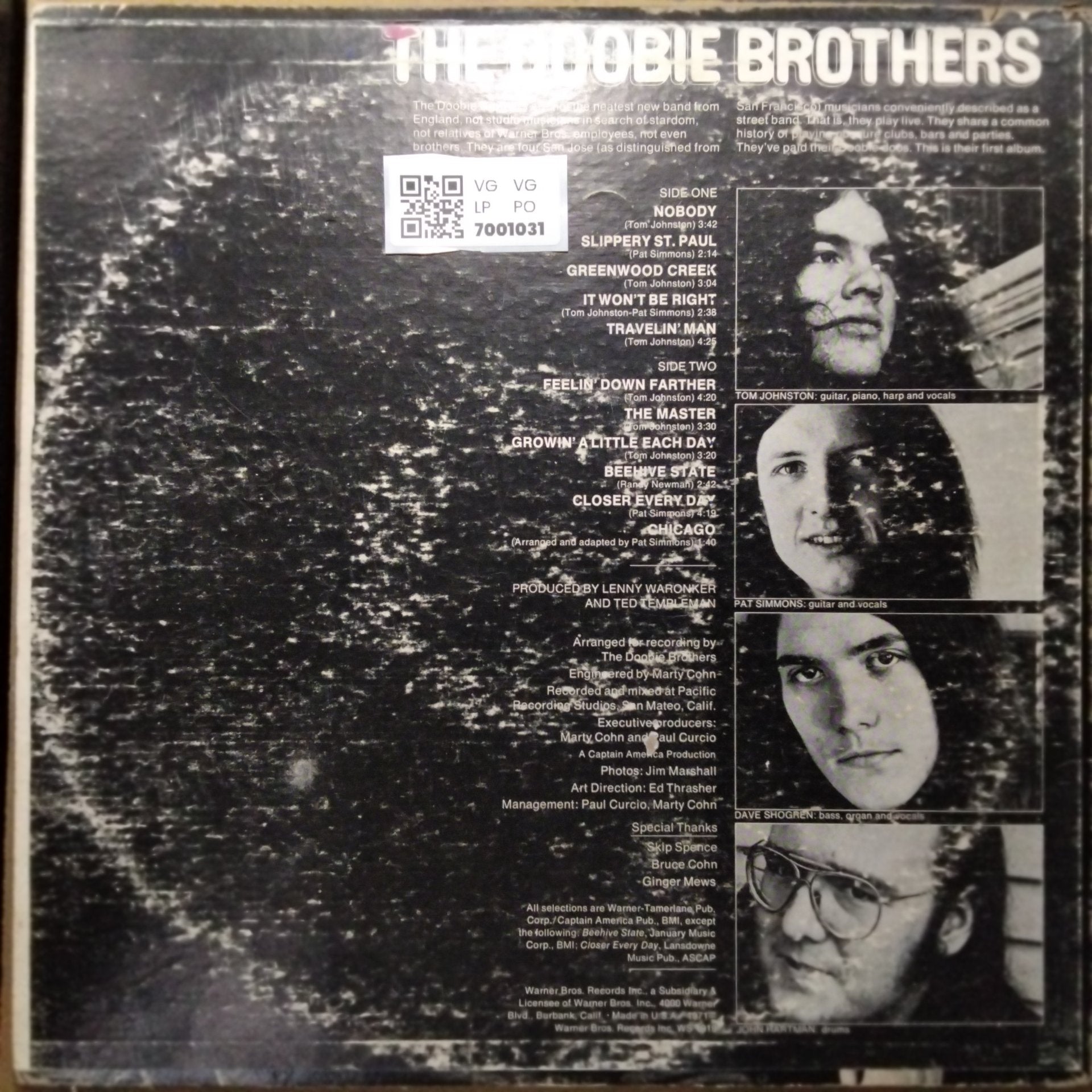 The Doobie Brothers - The Doobie Brothers (Vinyl)