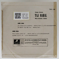 Roshan - Taj Mahal (45-RPM)