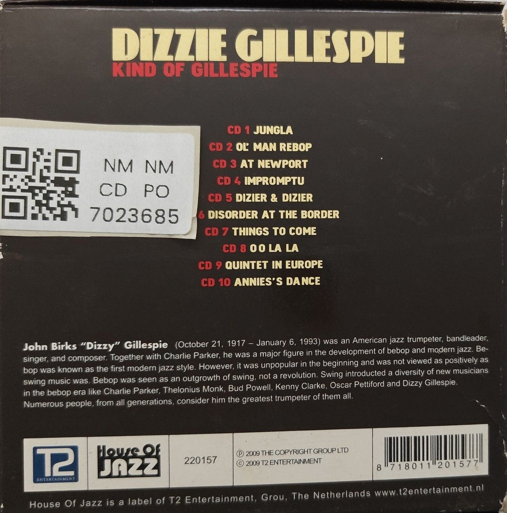 Dizzie Gillespie - Kind of Gillespie (CD) (10)