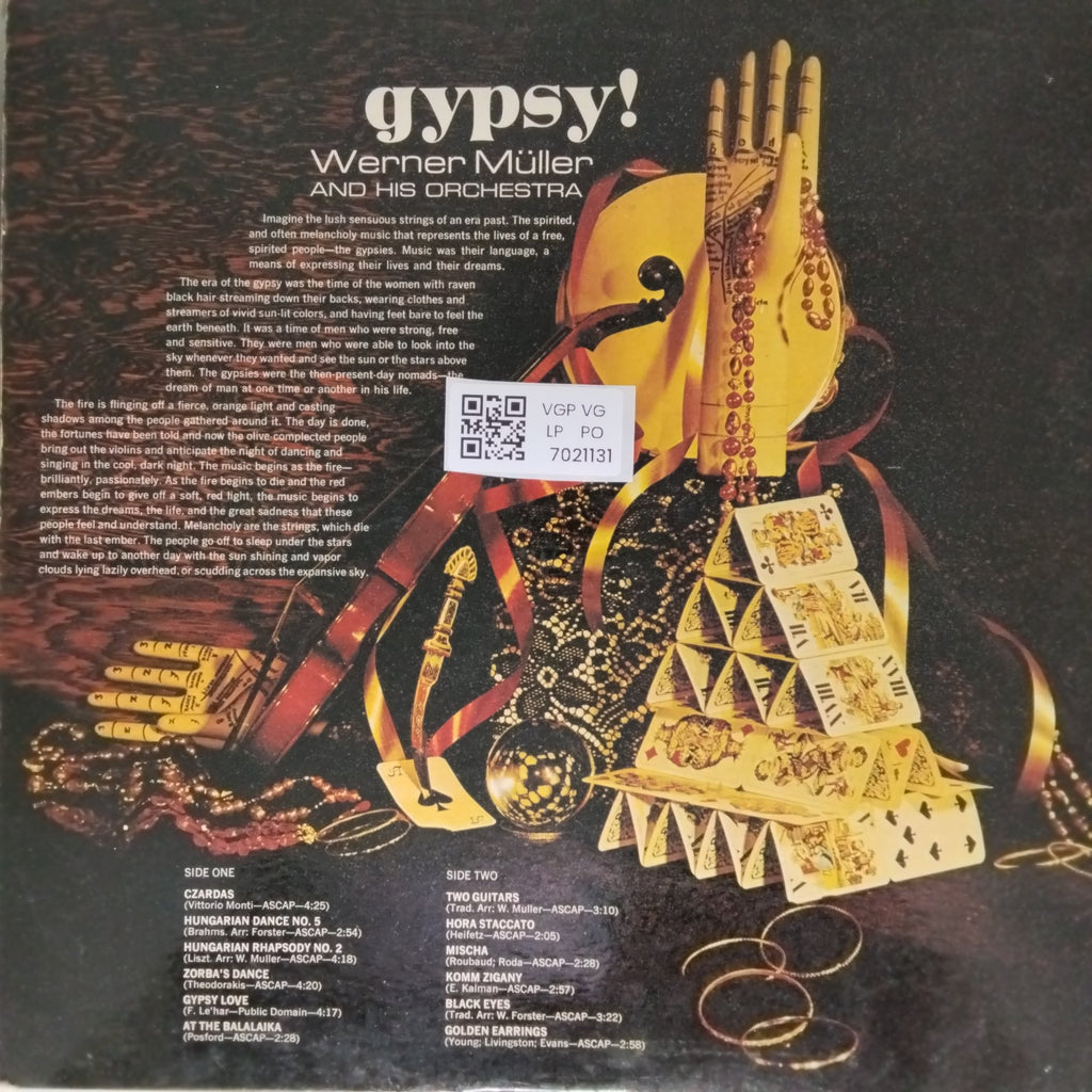 Werner Müller and His Orchestra - Gypsy! (Vinyl)