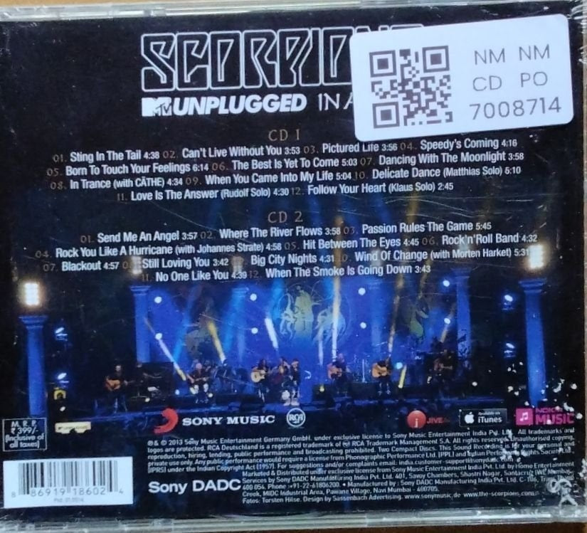 Scorpions - MTV Unplugged in Athens (CD) (2)