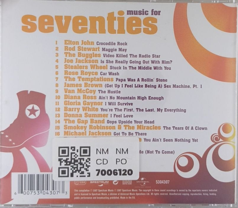 Various - Music for Seventies (CD)