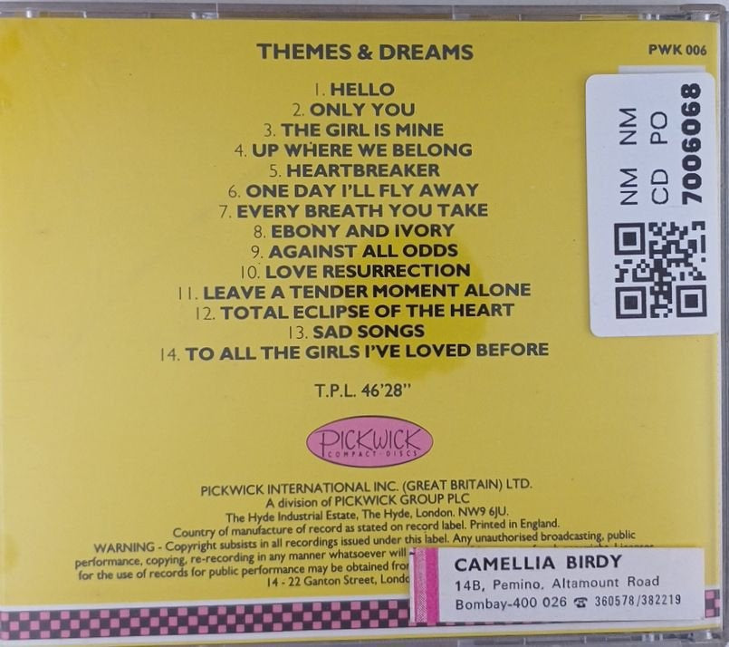 Various - Themes & Dreams (CD)