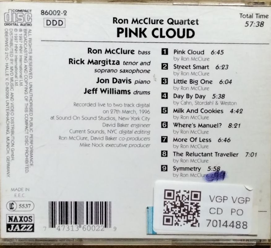 Ron McClure Quartet - Pink Cloud (CD)