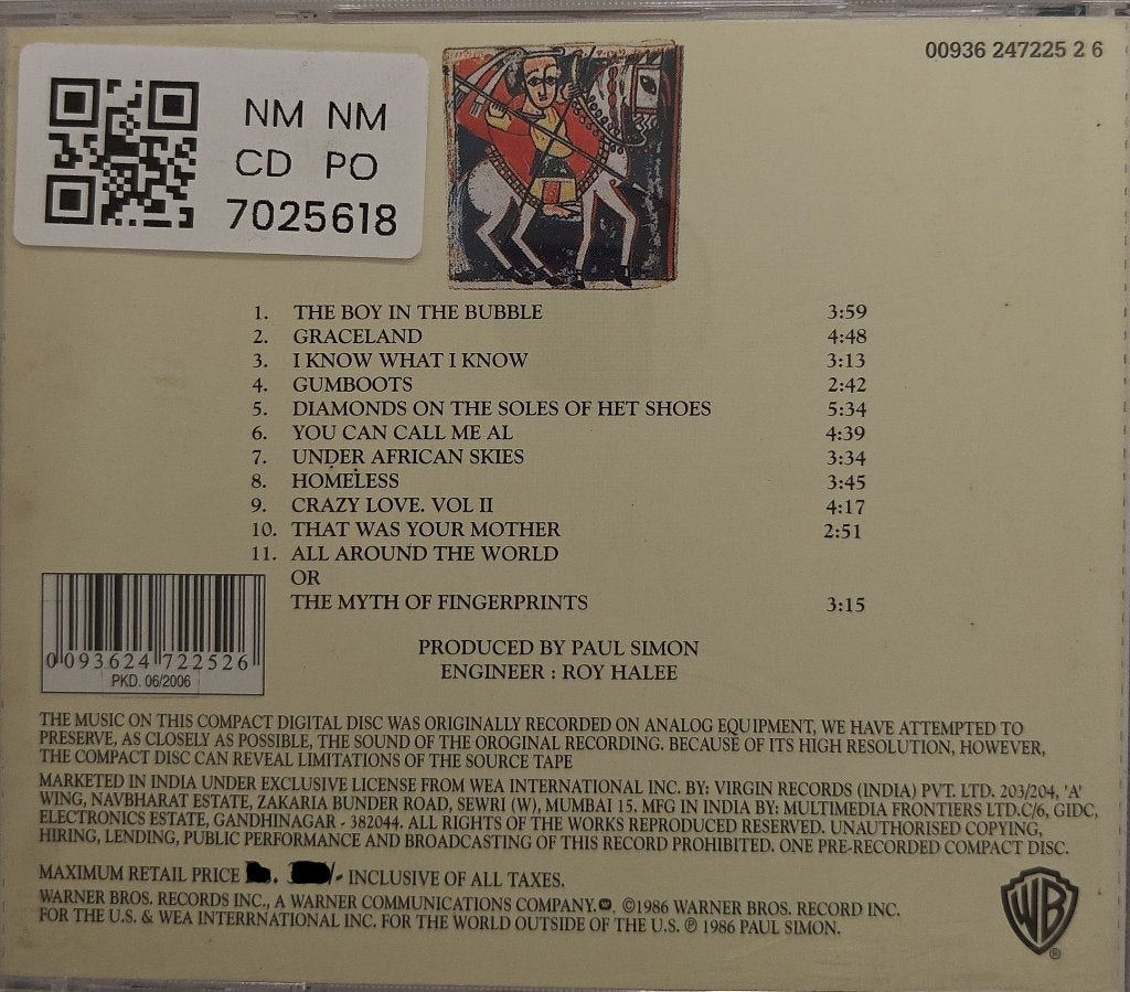 Paul Simon - Graceland (CD)