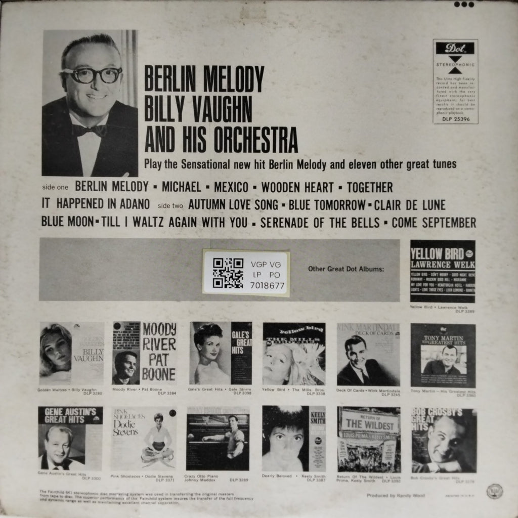 Billy Vaughn - Berlin Melody (Vinyl)