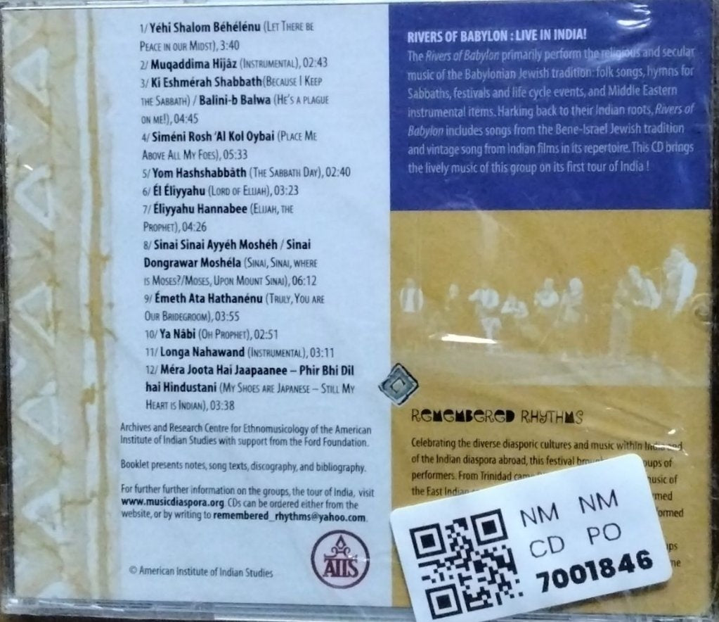 Rivers of Babylon - Live in India (CD)