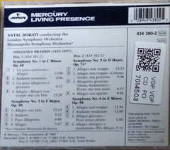 Antal Doráti - Brahms Symphonies 1, 2, 3, & 4 (CD) (2)
