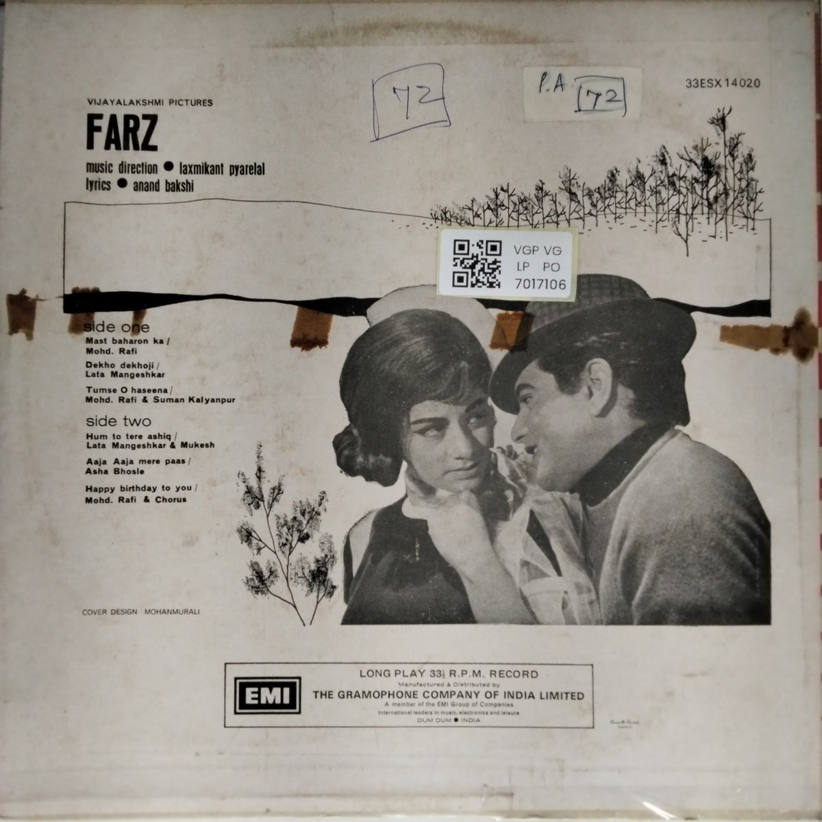 Laxmikant Pyarelal - Farz (Vinyl)