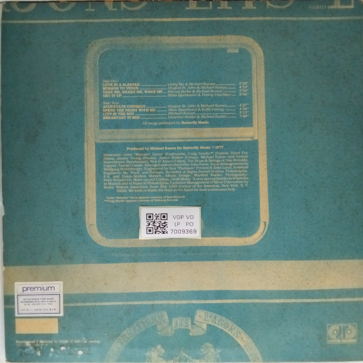 Silver Convention - Love in a Sleeper (Vinyl)