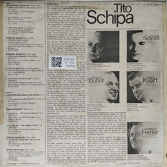 Tito Schipa - Arias en duetten van: Scarlatti – Bellini – Donizetti – Gluck – Massenet en Mascagni (Vinyl)