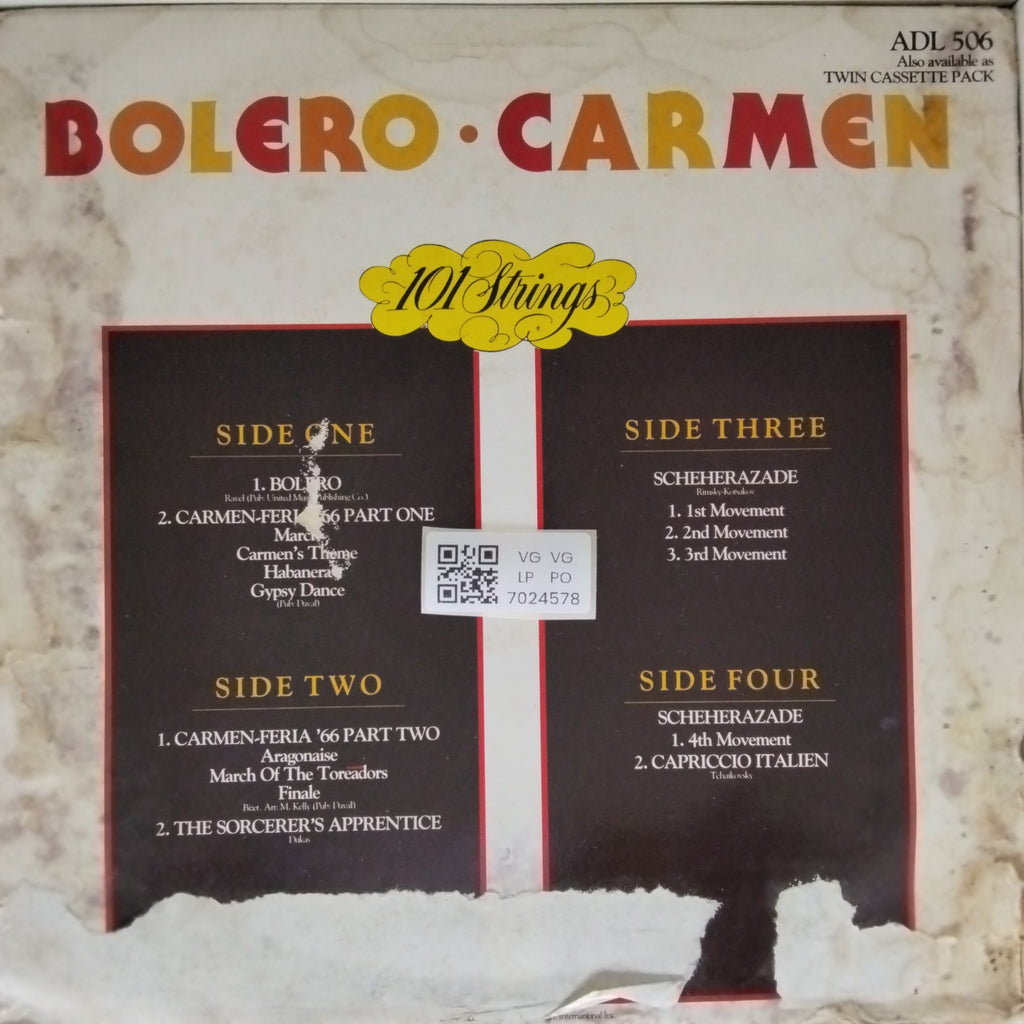 101 Strings - Bolero Carmen (Vinyl)