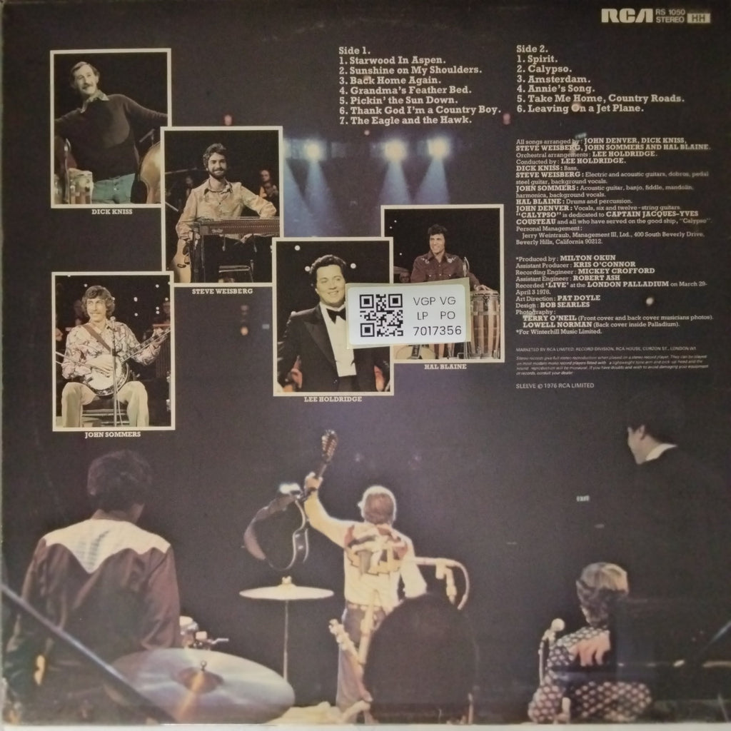 John Denver - Live in London (Vinyl)