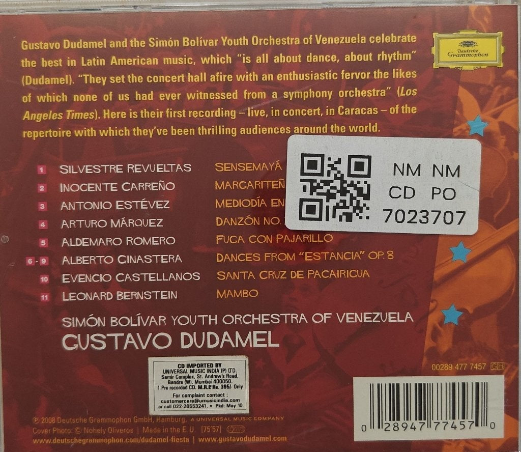 Gustavo Dudamel, Simón Bolívar Youth Orchestra of Venezuela - Fiesta (CD)