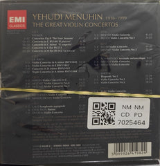 Yehudi Menuhin - The Great Violin Concertos (CD) (10)