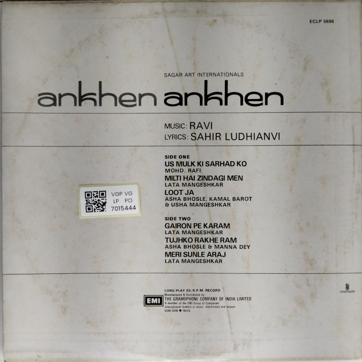 Ravi - Ankhen (Vinyl)