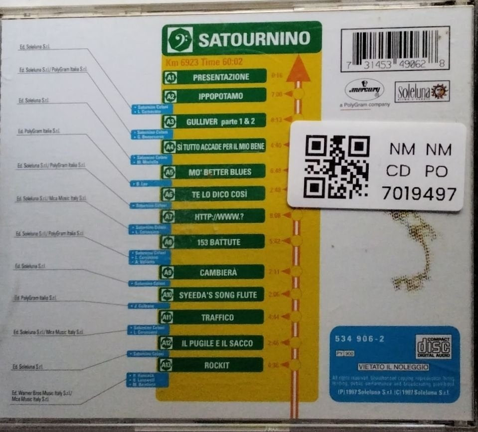 Satournino - Satournino Live (CD)