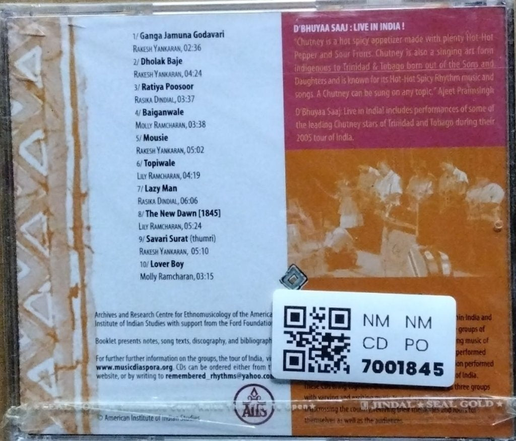 D'bhuyaa Saaj - Live in India (CD)