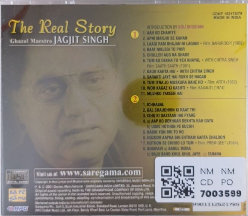 Jagjit Singh - The Real Story (CD) (2)