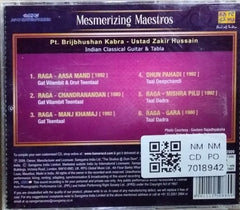 Pt. Brijbhushan Kabra, Ustad Zakir Hussain - Mesmerizing Maestros (CD)