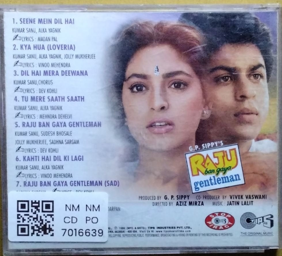 Jatin Lalit - Raju Ban Gaya Gentleman (CD)