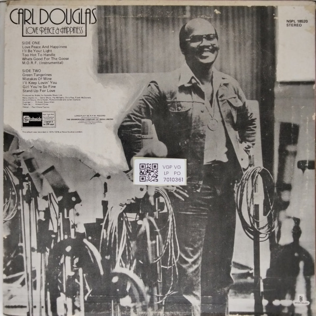 Carl Douglas - Love Peace & Happiness (Vinyl)