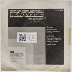 Laxmikant Pyarelal - Karz (45-RPM)