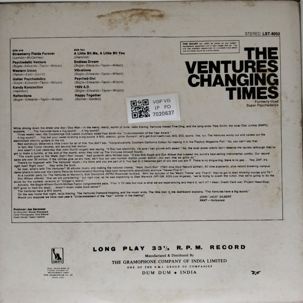 The Ventures - Changing Times (Vinyl)