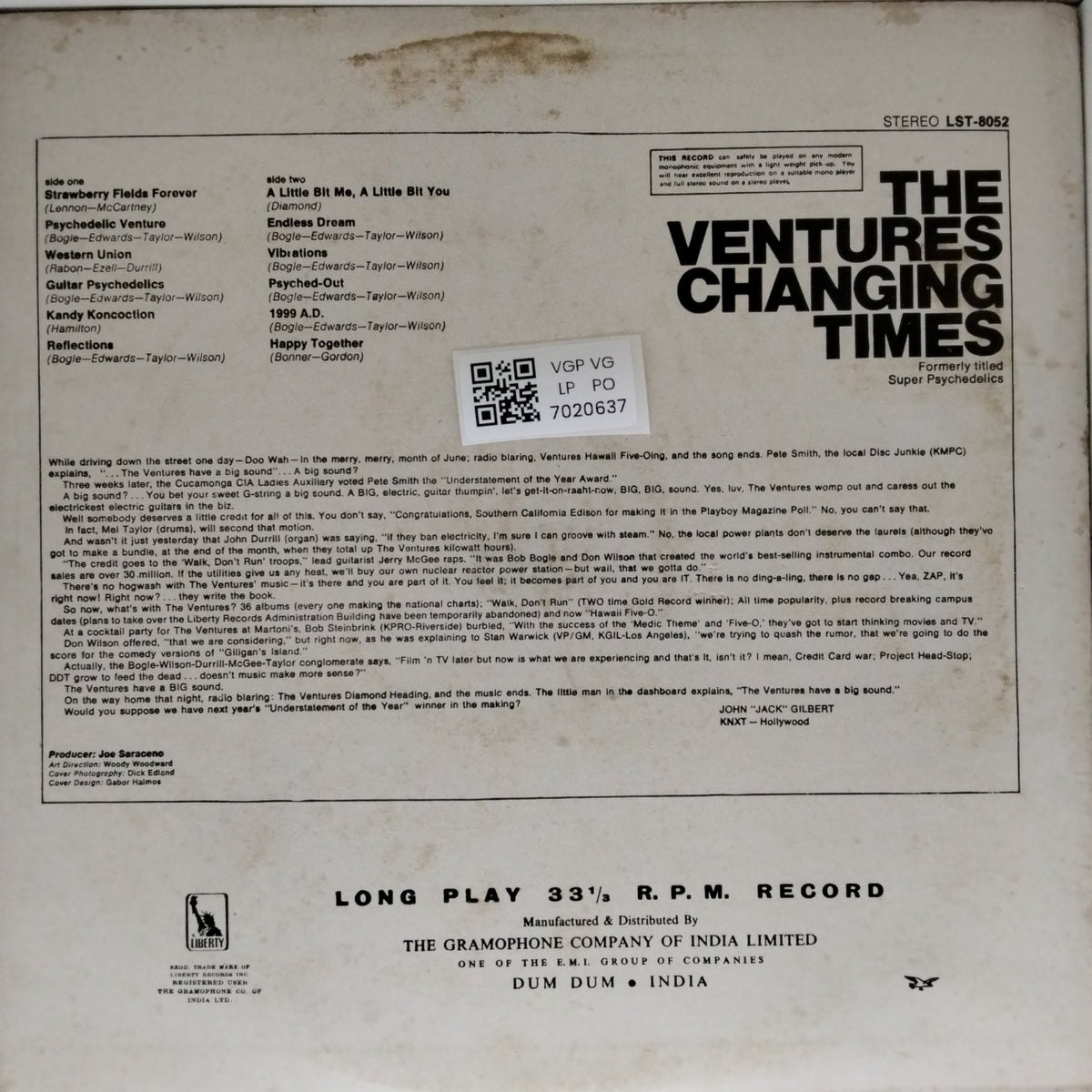 The Ventures - Changing Times (Vinyl)