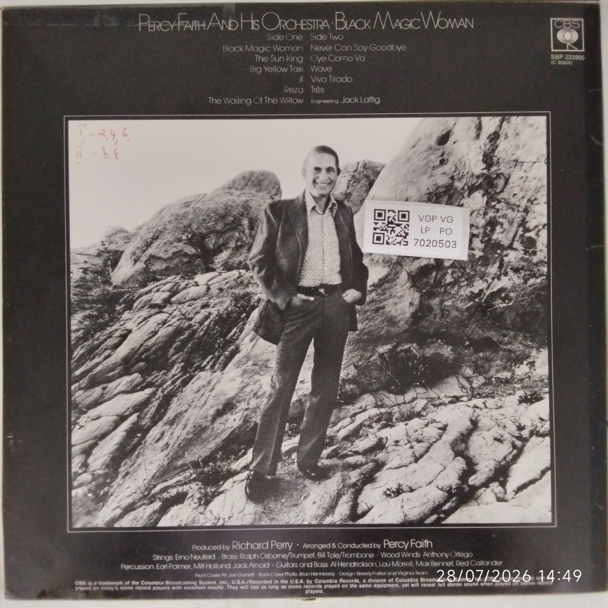 Percy Faith - Black Magic Woman (Vinyl)
