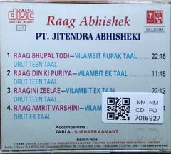 Pt. Jitendra Abhisheki - Raag Abhishek (CD)