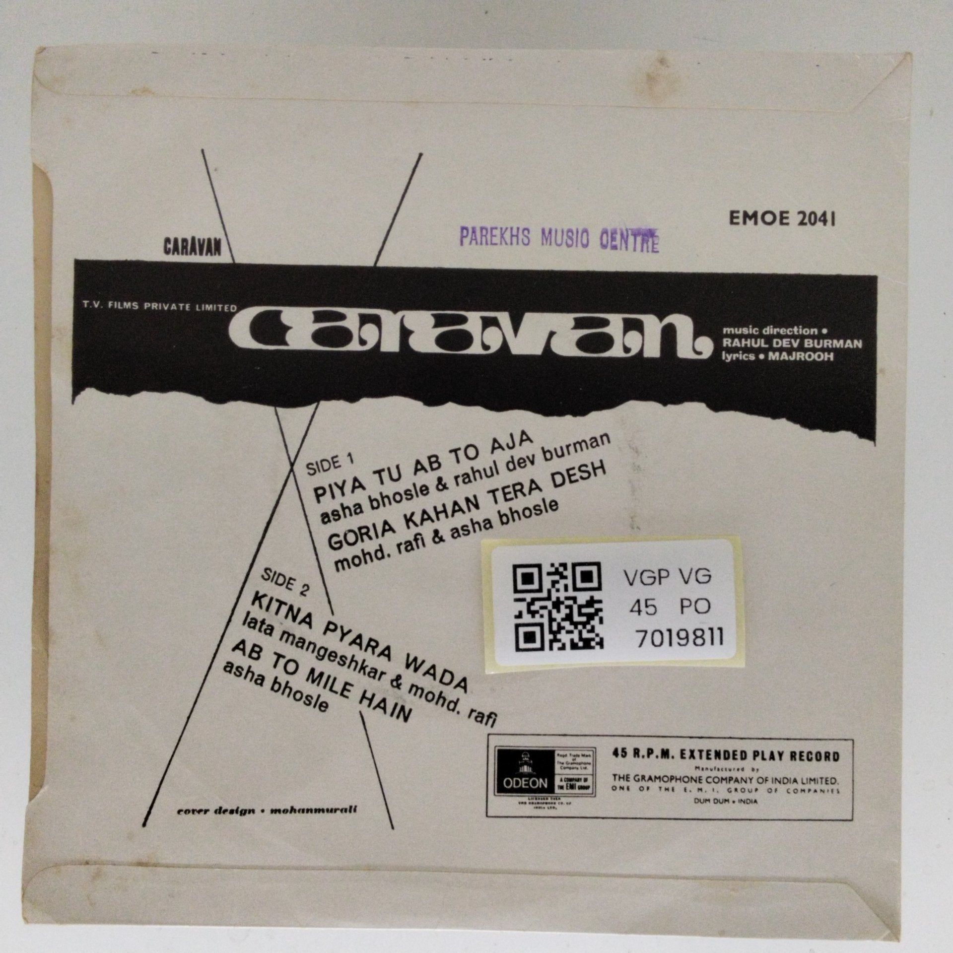 Rahul Dev Burman - Caravan (45-RPM)